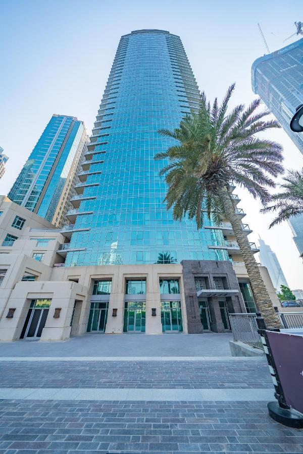 Stylish Apartment With Partial Burj Khalifa View Dubai Ngoại thất bức ảnh